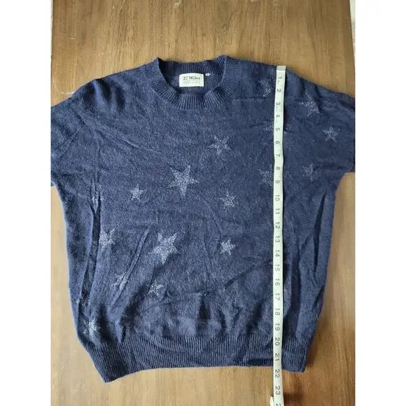 27 Miles Malibu Heathered Navy Sparkle Glitter Star 100  display picture 3